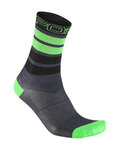 KARPOS Șosete clasice de ciclism - VERVE - gri/negru/verde