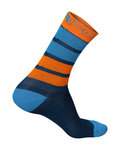 KARPOS Șosete clasice de ciclism - VERVE - albastru/portocaliu