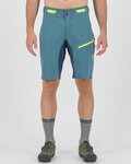 KARPOS Pantaloni scurți de ciclism fără bretele - VAL VIOLA - turcoaz