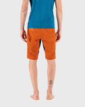 KARPOS Pantaloni scurți de ciclism fără bretele - VAL VIOLA - portocaliu