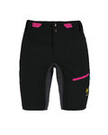 KARPOS Pantaloni scurți de ciclism fără bretele - VAL VIOLA - negru
