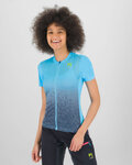 KARPOS Tricou de ciclism cu mânecă scurtă - VERVE EVO W - albastru