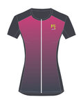 KARPOS Tricou de ciclism cu mânecă scurtă - VERVE EVO W - albastru/roz