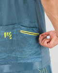 KARPOS Tricou de ciclism cu mânecă scurtă - GREEN FIRE - galben/albastru