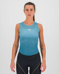 KARPOS Tricoul de ciclism fără mâneci - VERVE MESH - albastru deschis