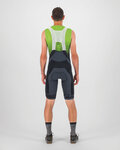 KARPOS Pantaloni scurți de ciclism cu bretele - VERVE EVO - negru/gri