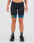 KARPOS Pantaloni scurți de ciclism fără bretele - VERVE EVO - negru/verde
