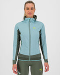 KARPOS Jachetă termoizolantă de ciclism - LAVAREDO WINTER W - albastru/verde