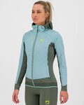 KARPOS Jachetă termoizolantă de ciclism - LAVAREDO WINTER W - albastru/verde