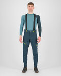 KARPOS Pantaloni de ciclism lungi fără bretele - VAL VIOLA WINTER - verde