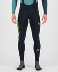 KARPOS Pantaloni de ciclism lungi cu bretele - VERVE WINTER BIB - negru