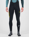 KARPOS Pantaloni de ciclism lungi cu bretele - VERVE WINTER BIB - negru