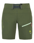 KARPOS Pantaloni scurți de ciclism fără bretele - VAL DI DENTRO W - verde