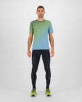 KARPOS Tricou de ciclism cu mânecă scurtă - LAVAREDO ULTRA - verde/albastru