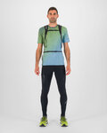KARPOS Tricou de ciclism cu mânecă scurtă - LAVAREDO ULTRA - verde/albastru