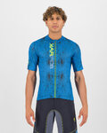 KARPOS Tricou de ciclism cu mânecă scurtă - VAL VIOLA - albastru/verde