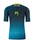 KARPOS Tricou de ciclism cu mânecă scurtă - VAL DI DENTRO - albastru/negru