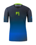KARPOS Tricou de ciclism cu mânecă scurtă - VAL DI DENTRO - albastru/negru