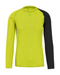 KARPOS Tricou de ciclism cu mânecă lungă - DINAMICO OCTA - galben/negru