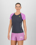 KARPOS Tricou de ciclism cu mânecă scurtă - LAVAREDO EVO W - negru/roz