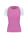 KARPOS Tricou de ciclism cu mânecă scurtă - LAVAREDO EVO W - roz/alb