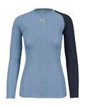 KARPOS Tricou de ciclism cu mânecă lungă - DINAMICO OCTA W - albastru