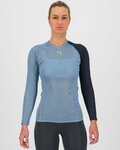 KARPOS Tricou de ciclism cu mânecă lungă - DINAMICO OCTA W - albastru