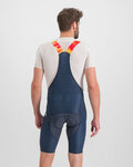 SPORTFUL Pantaloni scurți de ciclism cu bretele - PETER SAGAN BODYFIT CLASSIC - albastru