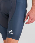 SPORTFUL Pantaloni scurți de ciclism cu bretele - PETER SAGAN BODYFIT CLASSIC - albastru