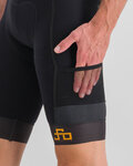 SPORTFUL Pantaloni scurți de ciclism cu bretele - PETER SAGAN SUPERGIARA - negru