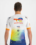 SPORTFUL Tricou de ciclism cu mânecă scurtă - TOTAL ENERGIES BOMBER - alb/multicolor