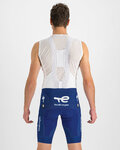SPORTFUL Pantaloni scurți de ciclism cu bretele - TOTAL ENERGIES BODYFIT - albastru