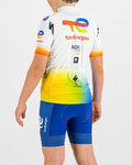 SPORTFUL Tricou de ciclism cu mânecă scurtă - TOTAL ENERGIES KIDS - alb/multicolor