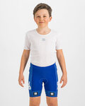 SPORTFUL Pantaloni scurți de ciclism fără bretele - TOTAL ENERGIES KIDS - albastru