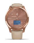 GARMIN merilnik moči - VIVOMOVE LUXE 18K ROSE GOLD - roz/auriu/bej