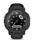 GARMIN merilnik moči - INSTINCT CROSSOVER SOLAR TACTICAL EDITION - negru