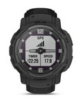 GARMIN merilnik moči - INSTINCT CROSSOVER SOLAR TACTICAL EDITION - negru