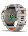 GARMIN merilnik moči - FENIX 7X PRO SAPPHIRE SOLAR - gri/portocaliu