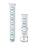 GARMIN curea - QUICK RELEASE 18 MM - alb/verde deschis