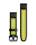 GARMIN curea - QUICKFIT 20 - negru/galben