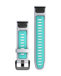 GARMIN curea - QUICKFIT 20 - alb/albastru deschis