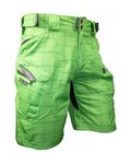 HAVEN Pantaloni scurți de ciclism fără bretele - CUBES II - verde