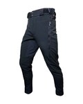 HAVEN Pantaloni de ciclism lungi fără bretele - RAINBRAIN LONG - negru/gri