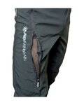 HAVEN Pantaloni de ciclism lungi fără bretele - RAINBRAIN LONG - negru/gri