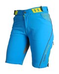 HAVEN Pantaloni scurți de ciclism fără bretele - SINGLETRAIL WMS - albastru