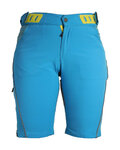 HAVEN Pantaloni scurți de ciclism fără bretele - SINGLETRAIL WMS - albastru