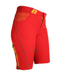 HAVEN Pantaloni scurți de ciclism fără bretele - SINGLETRAIL WMS - roșu