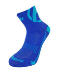 HAVEN Șosete clasice de ciclism - LITE SILVER NEO 2PAK - albastru