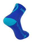 HAVEN Șosete clasice de ciclism - LITE SILVER NEO 2PAK - albastru