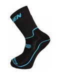HAVEN Șosete clasice de ciclism - POLARTIS - negru/albastru
